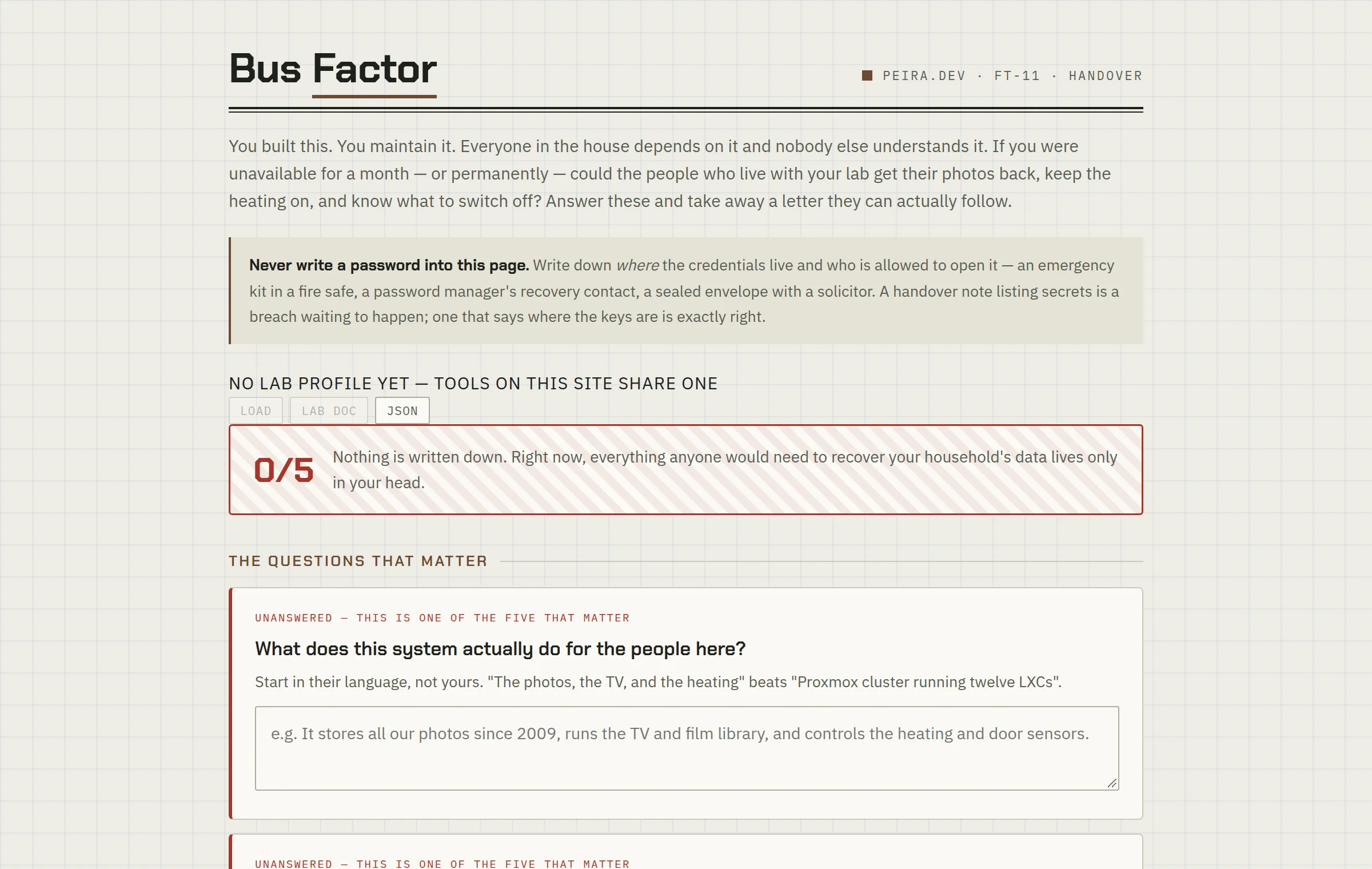 Bus Factor — a look at the tool