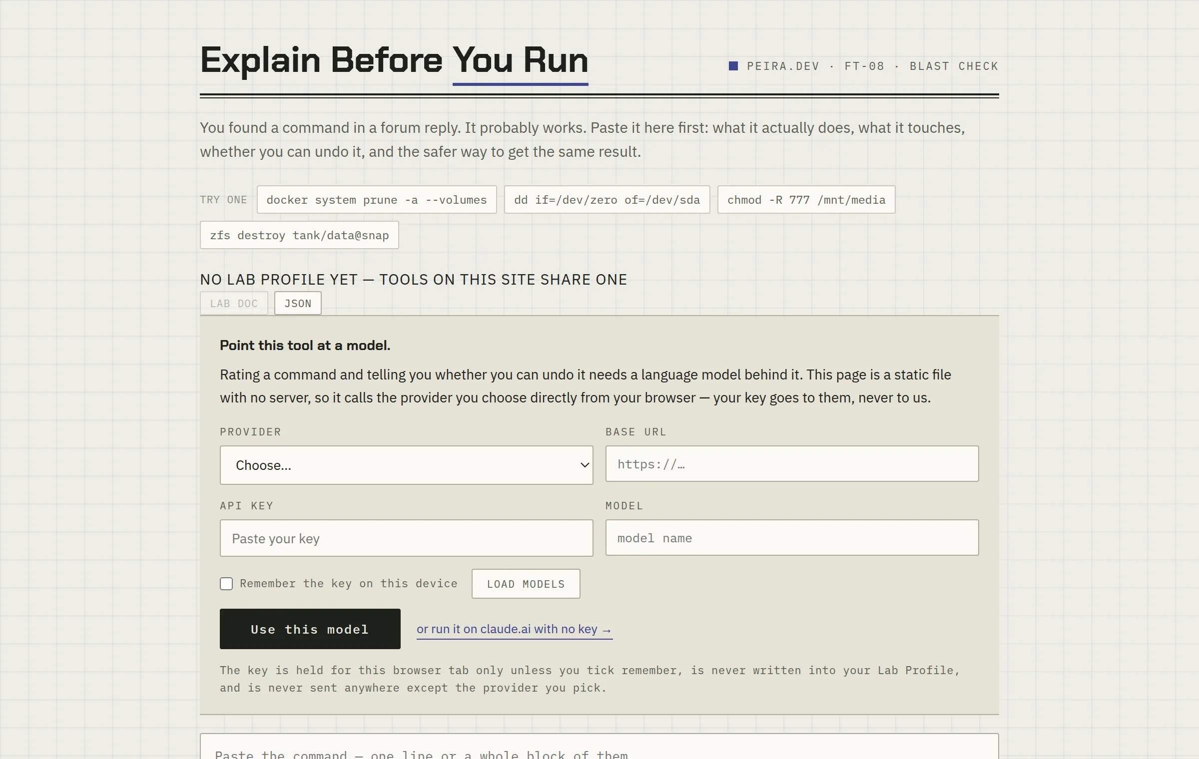 Explain Before You Run — a look at the tool